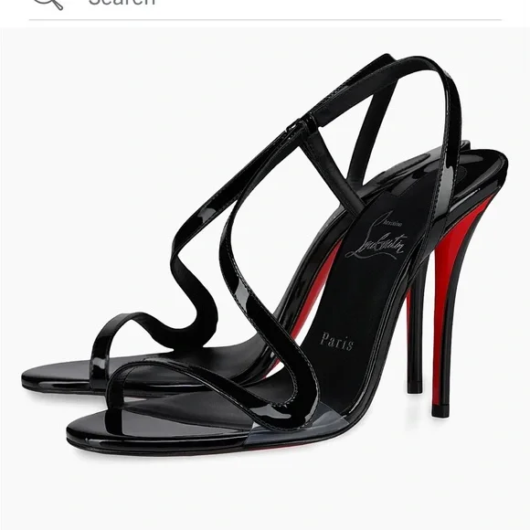 Christian Louboutin Rosa Z Patent Leather 100MM Sandals - Picture 3 of 9